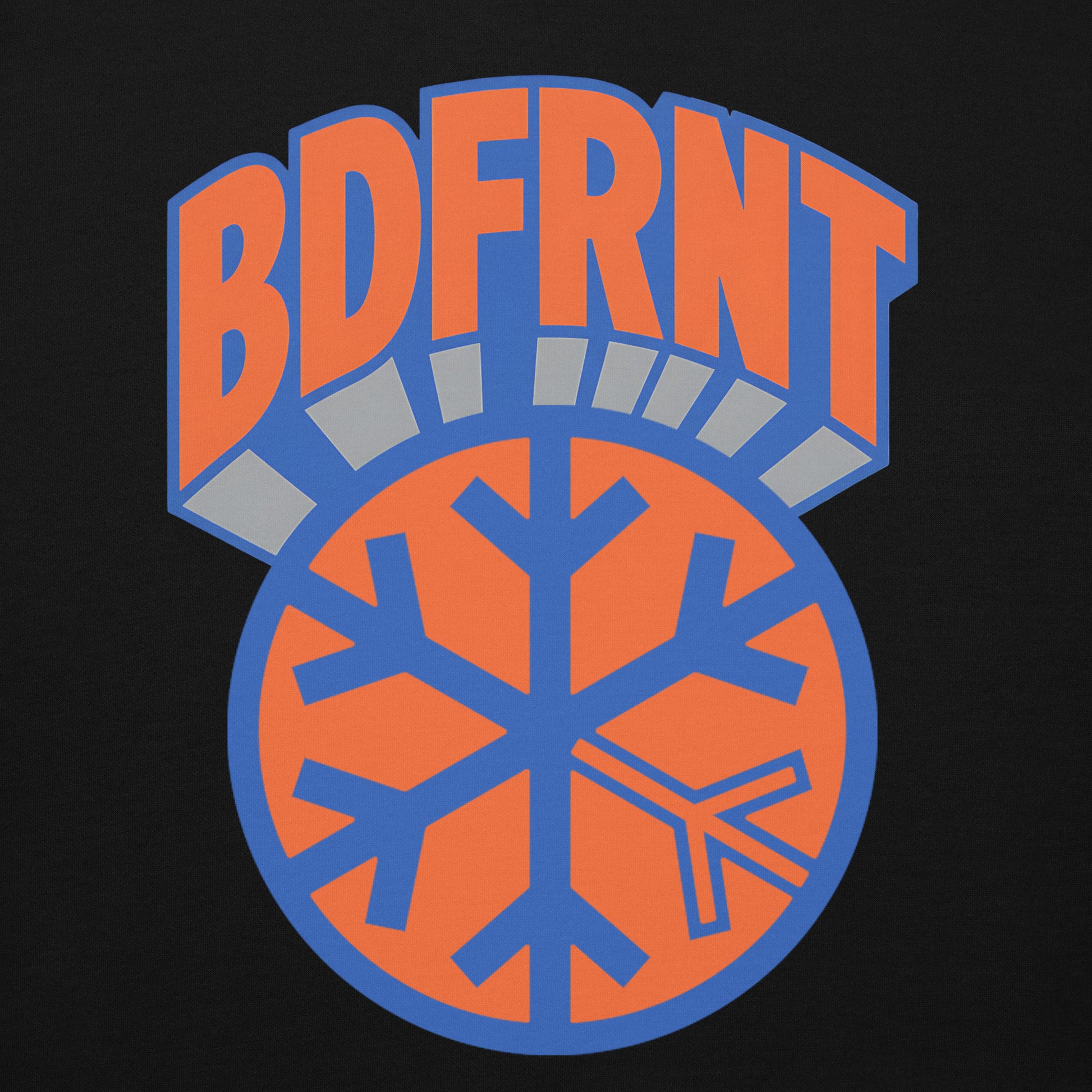 Black-BDFRNT Logo 1989 Hoodie from B.Different Clothing, graphic, graffiti-inspired streetwear