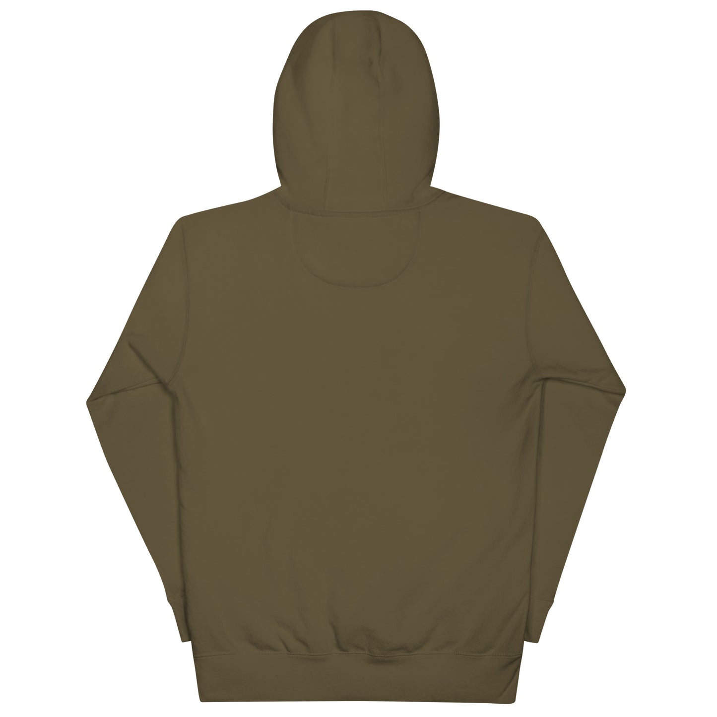 Green-BDFRNT Logo 2011 Hoodie from B.Different Clothing, back view, graffiti-inspired streetwear