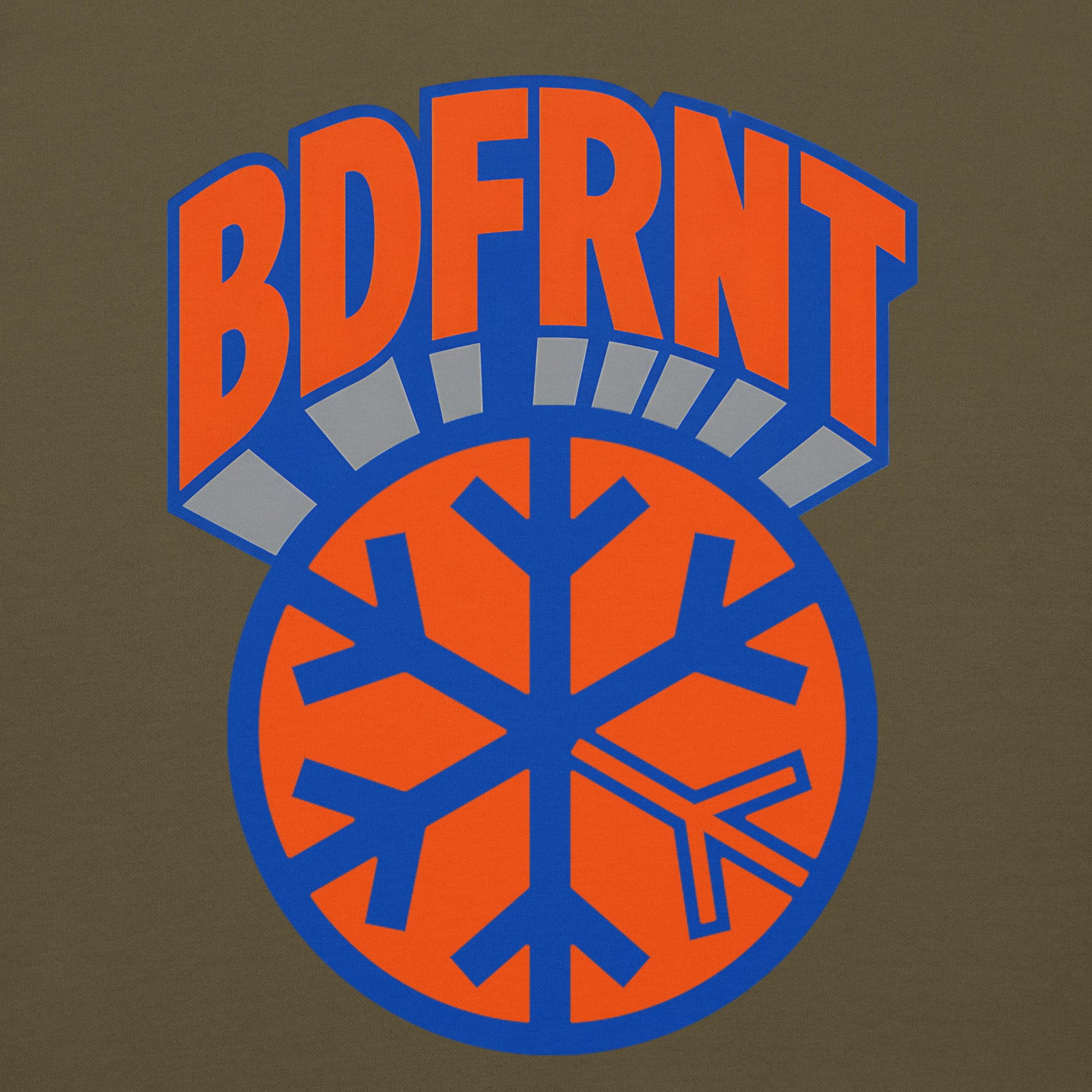 Green-BDFRNT Logo 1989 Hoodie from B.Different Clothing, graphic, graffiti-inspired streetwear