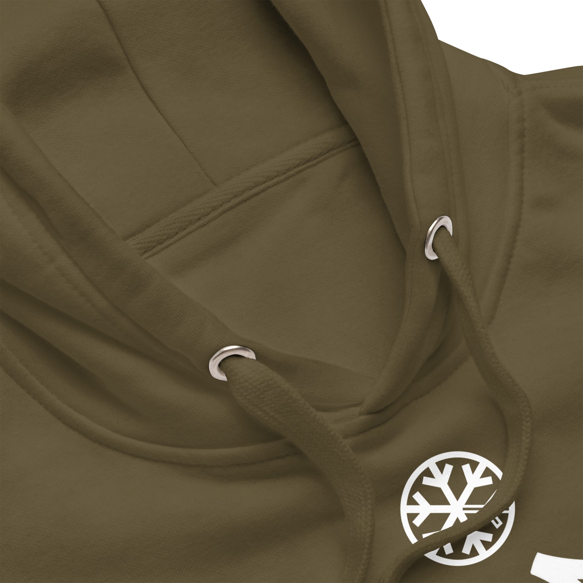 Military Green-Rule Breaker Graffiti Tag Hoodie from B.Different Clothing, collar, graffiti-inspired streetwear