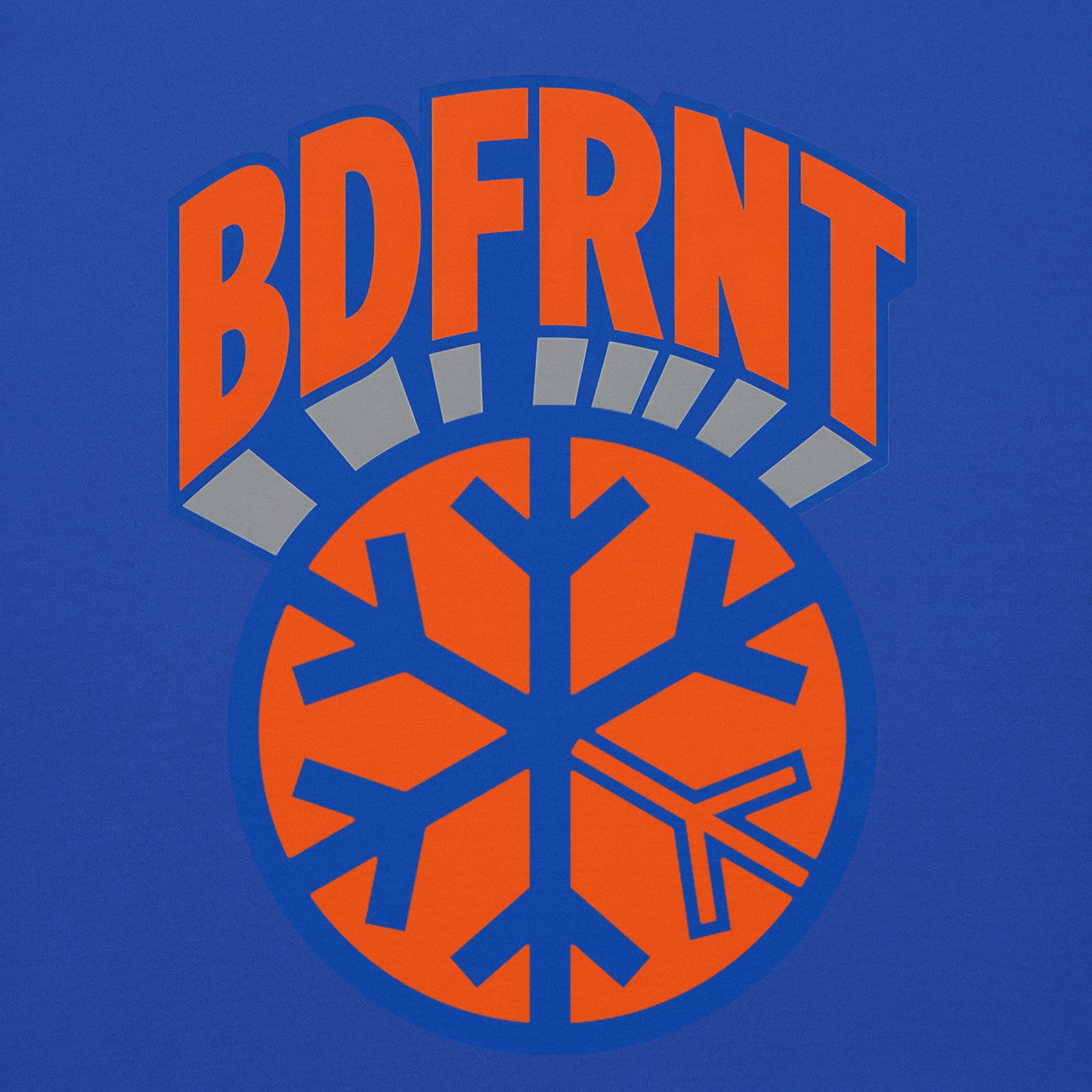 Blue-BDFRNT Logo 1989 Hoodie from B.Different Clothing, graphic, graffiti-inspired streetwear