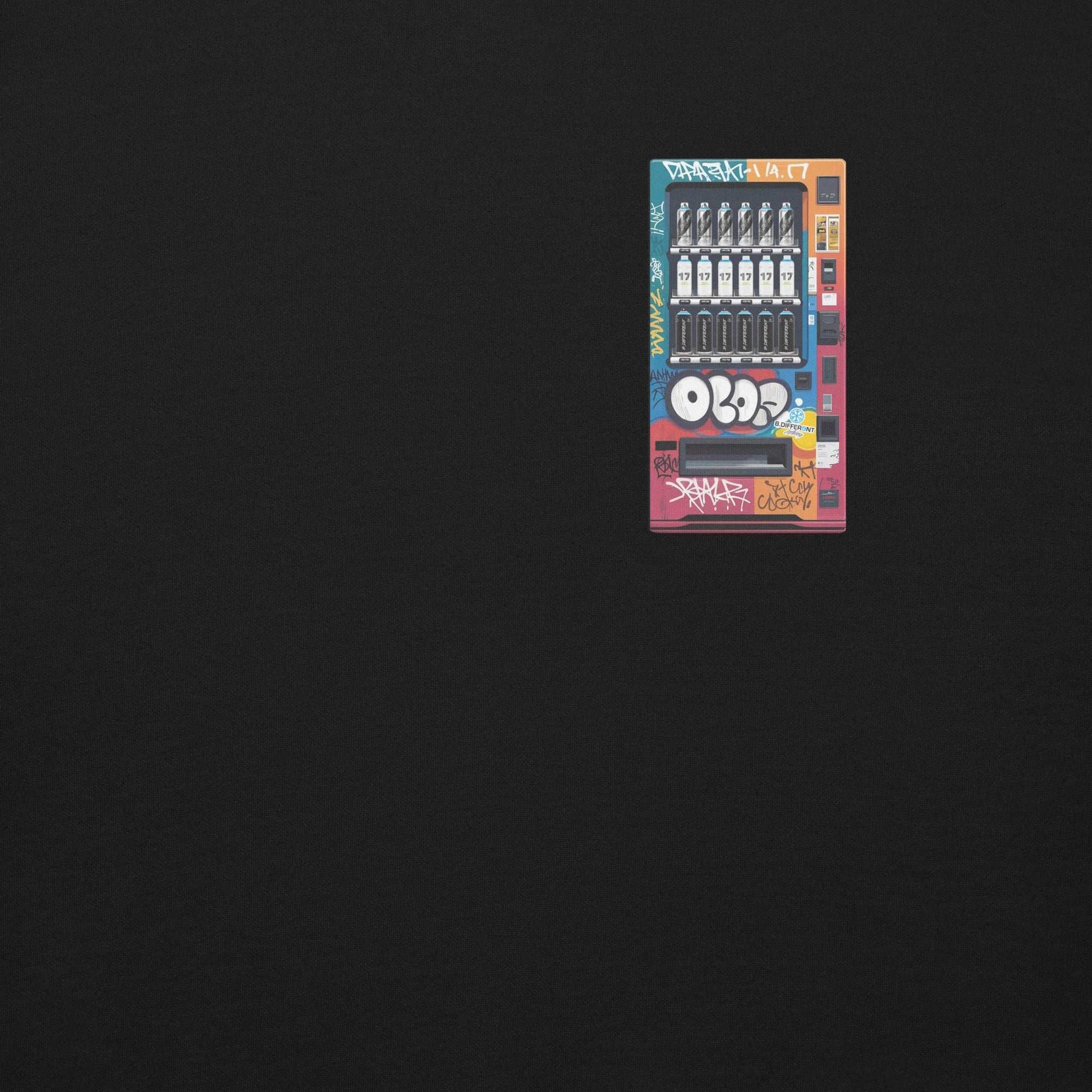 black-graffiti-vending-machine-sweatshirt-front-by-b.different-clothing-graffiti-inspired-independent-streetwear-brand