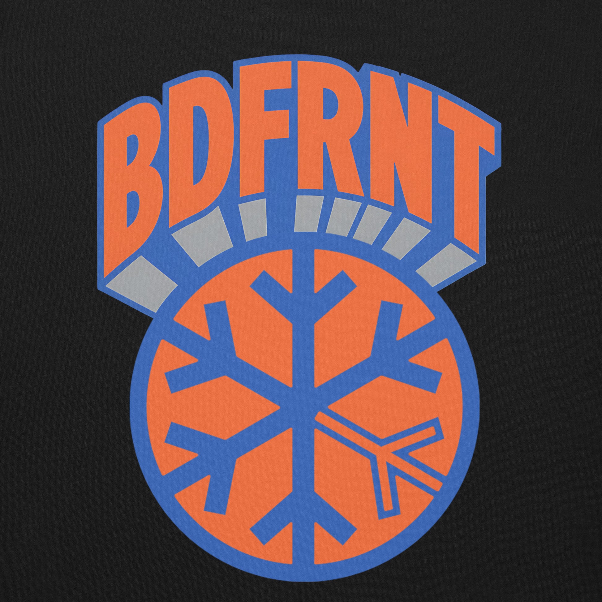 Black-BDFRNT Logo 1989 Sweatshirt from B.Different Clothing, graphic, graffiti-inspired streetwear