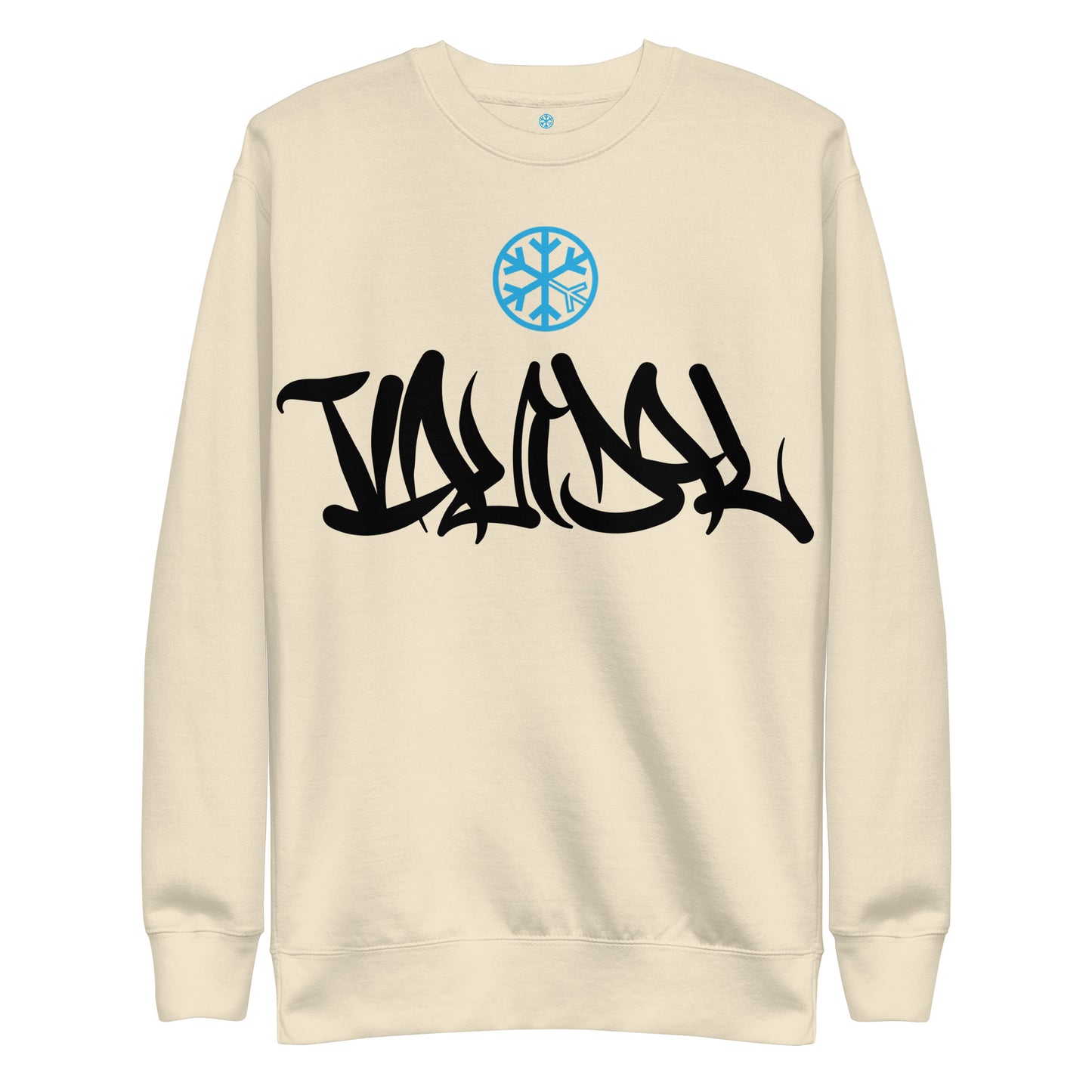 beige-vandal-graffiti-tag-sweatshirt-front-by-b.different-clothing-graffiti-inspired-independent-streetwear-brand