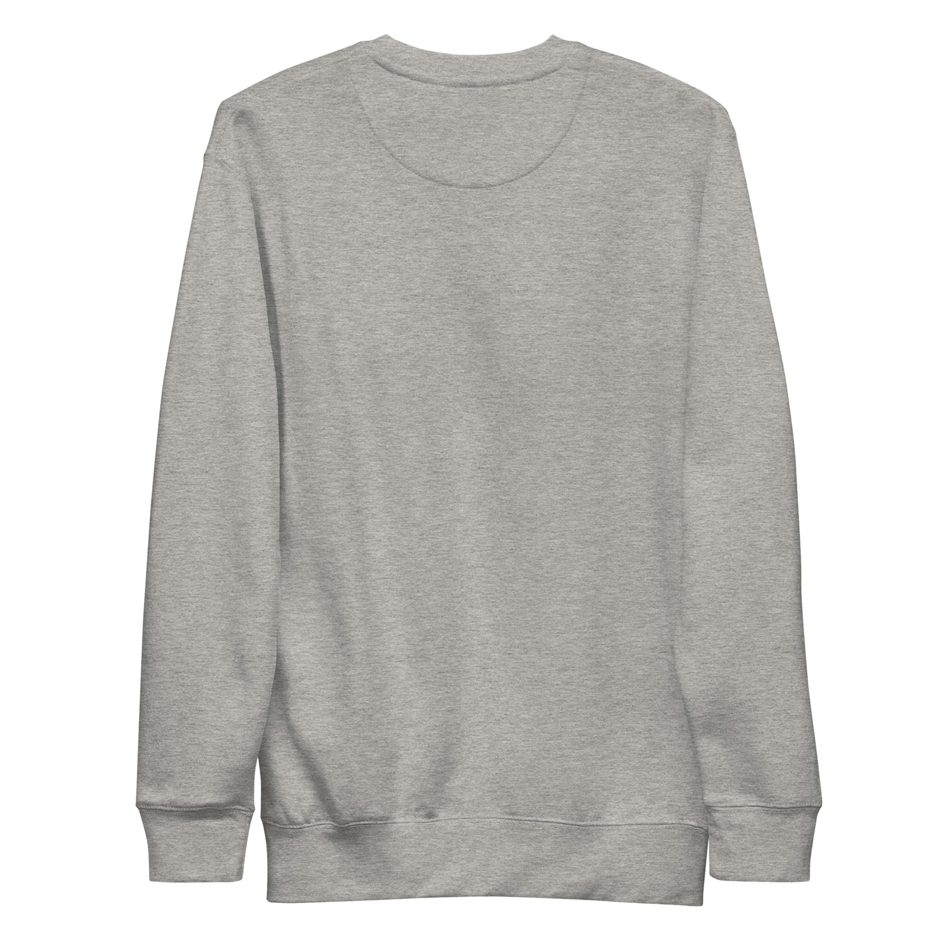 Gray-ACAB Graffiti Throw-up Sweatshirt from B.Different Clothing, back view, graffiti-inspired streetwear