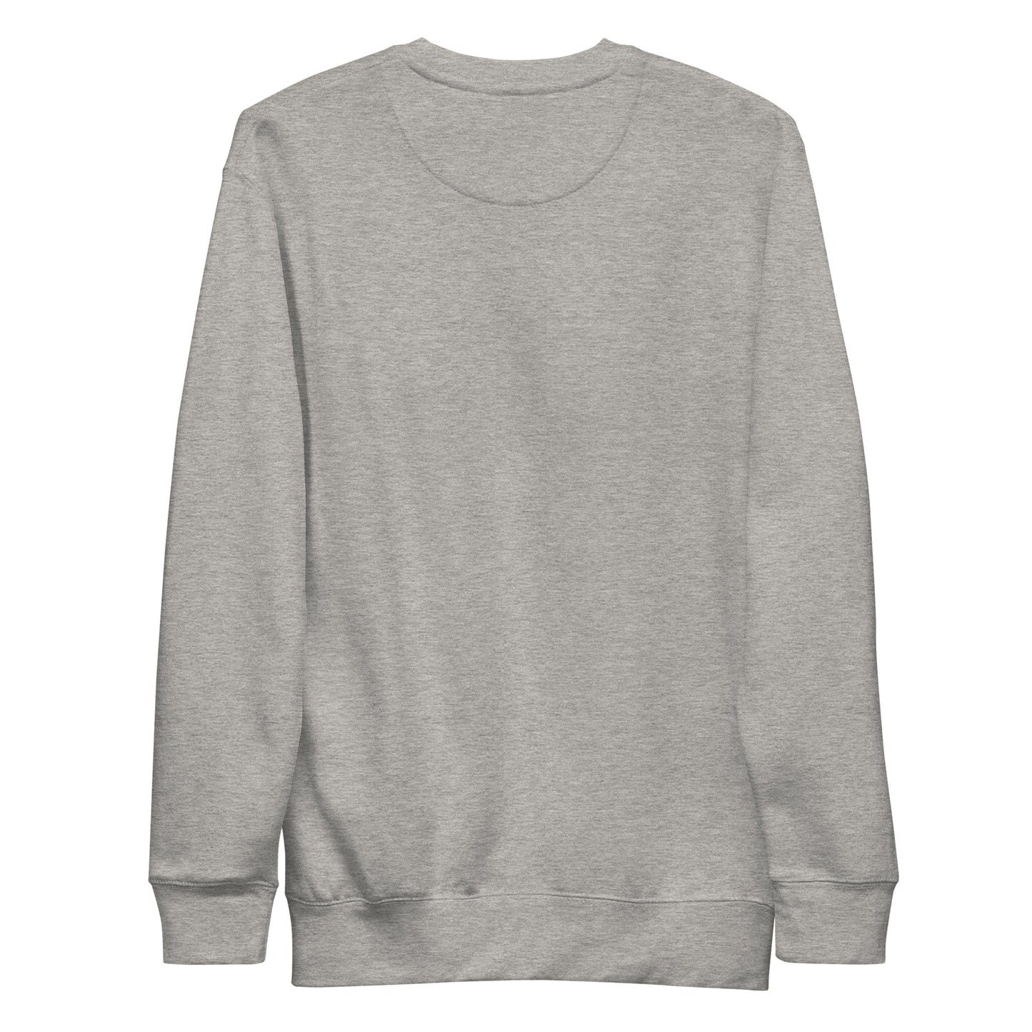 Gray-Rizz 'Em With The 'Tism Graffiti Sweatshirt from B.Different Clothing, back view, graffiti-inspired streetwear