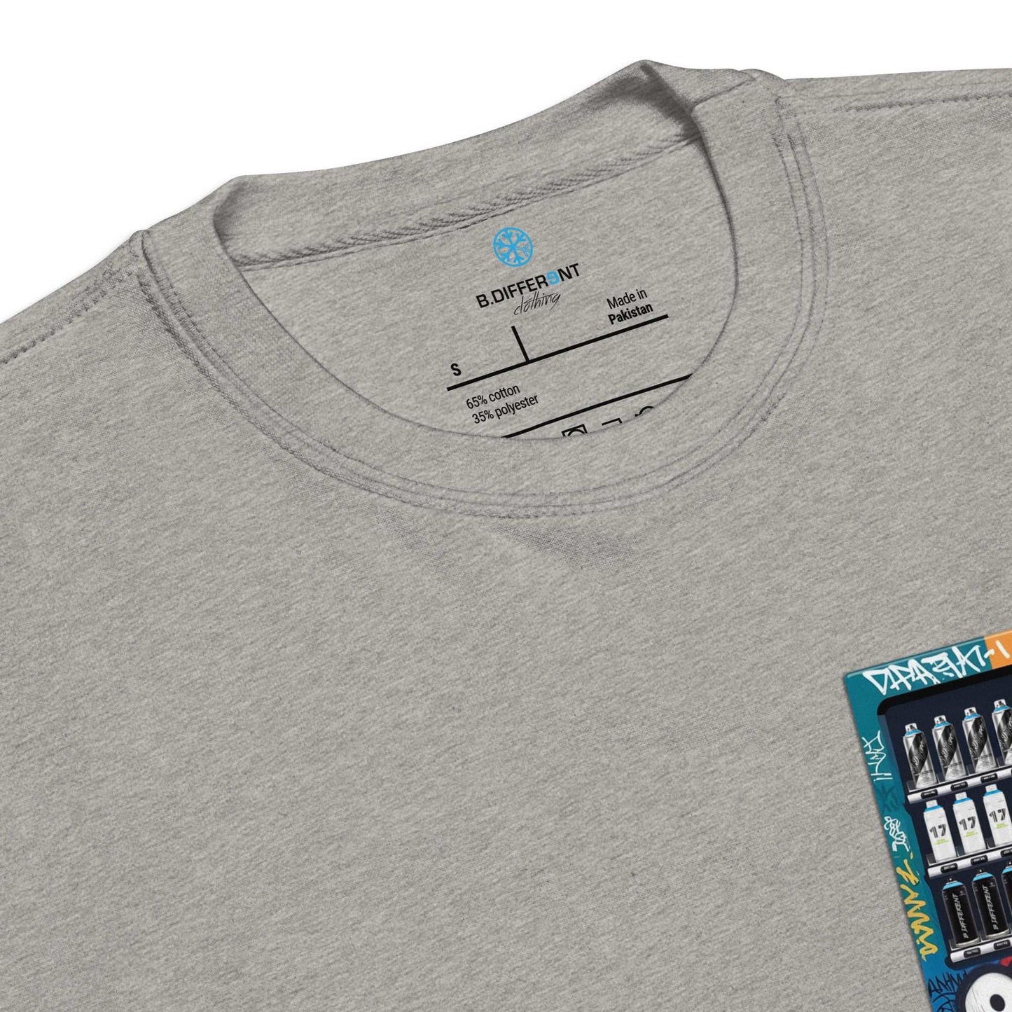 gray-graffiti-vending-machine-sweatshirt-detail-by-b.different-clothing-graffiti-inspired-independent-streetwear-brand