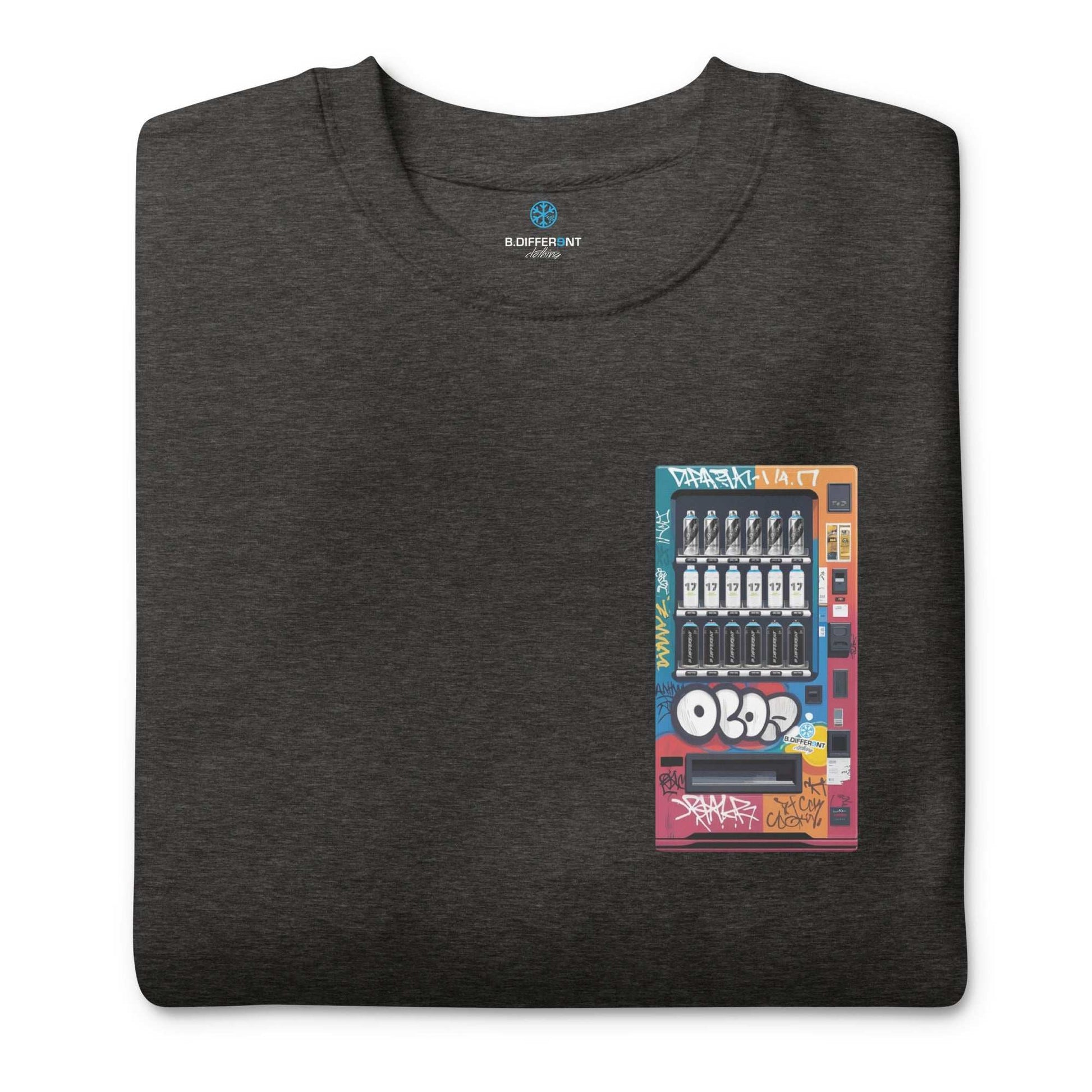 darkgray-graffiti-vending-machine-sweatshirt-dark-front-by-b.different-clothing-graffiti-inspired-independent-streetwear-brand