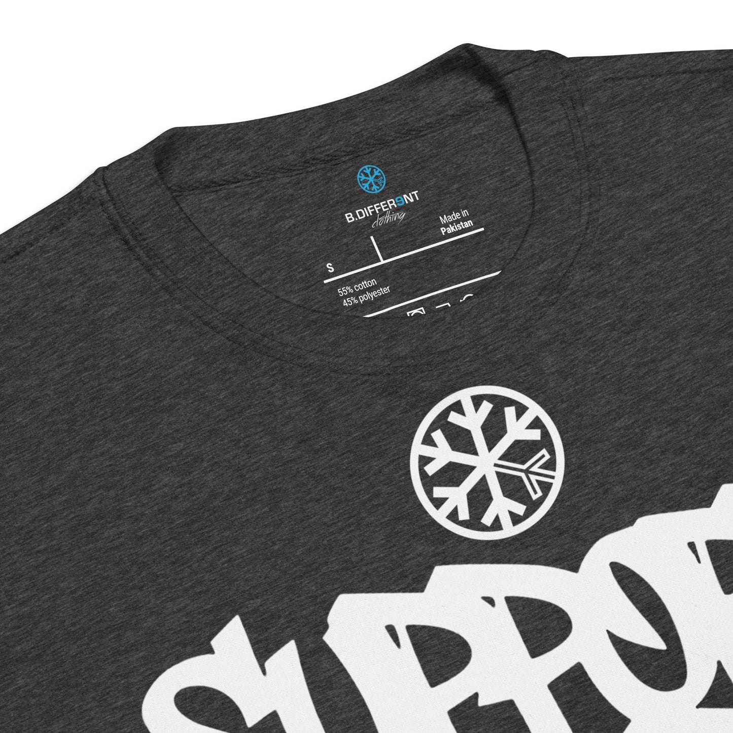 Darkgray-Support Your Local Graffiti Artists Sweatshirt from B.Different Clothing, collar, graffiti-inspired streetwear