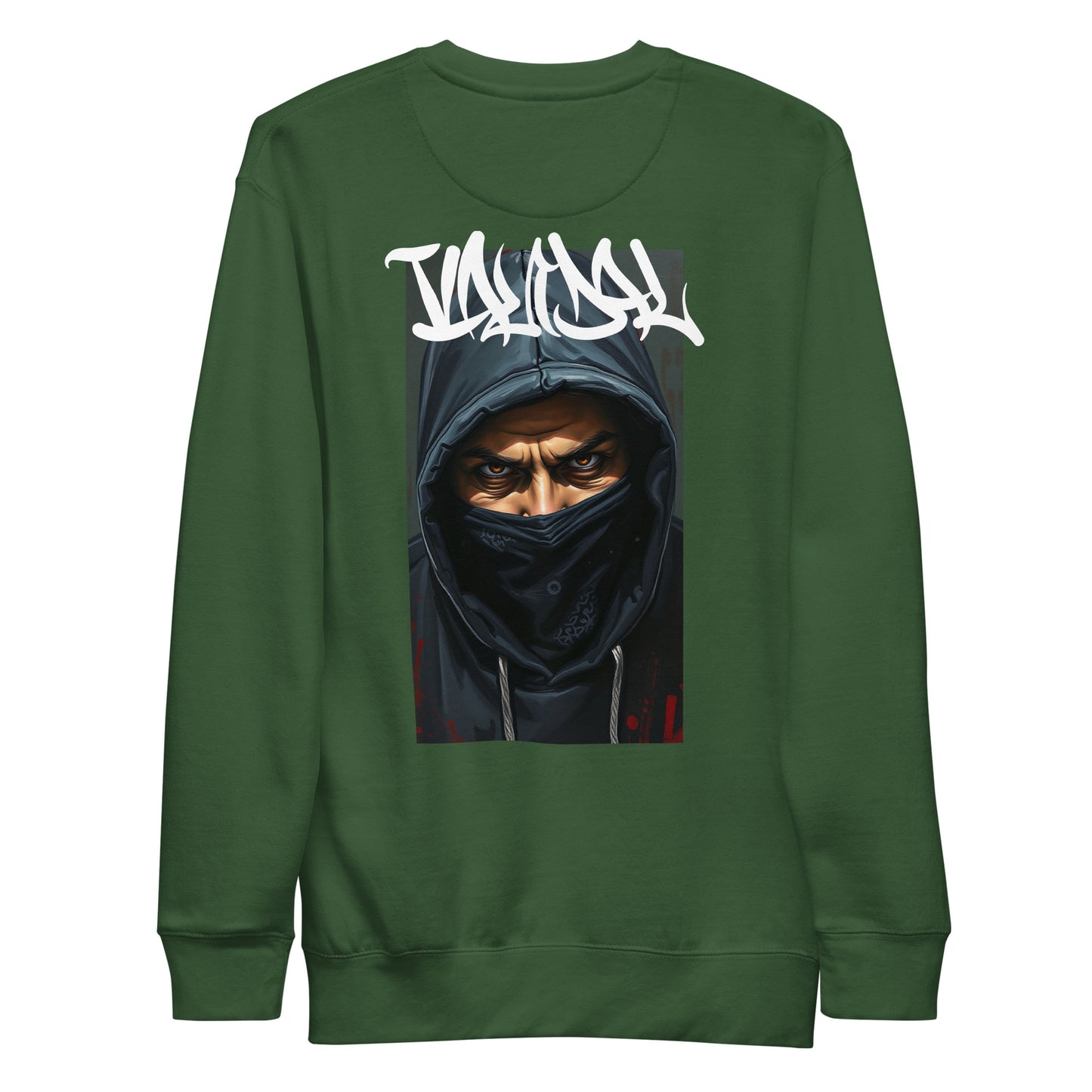 green-vandal-graffiti-writer-sweatshirt-back-by-b.different-clothing-graffiti-inspired-independent-streetwear-brand