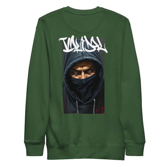 green-vandal-graffiti-writer-sweatshirt-back-by-b.different-clothing-graffiti-inspired-independent-streetwear-brand