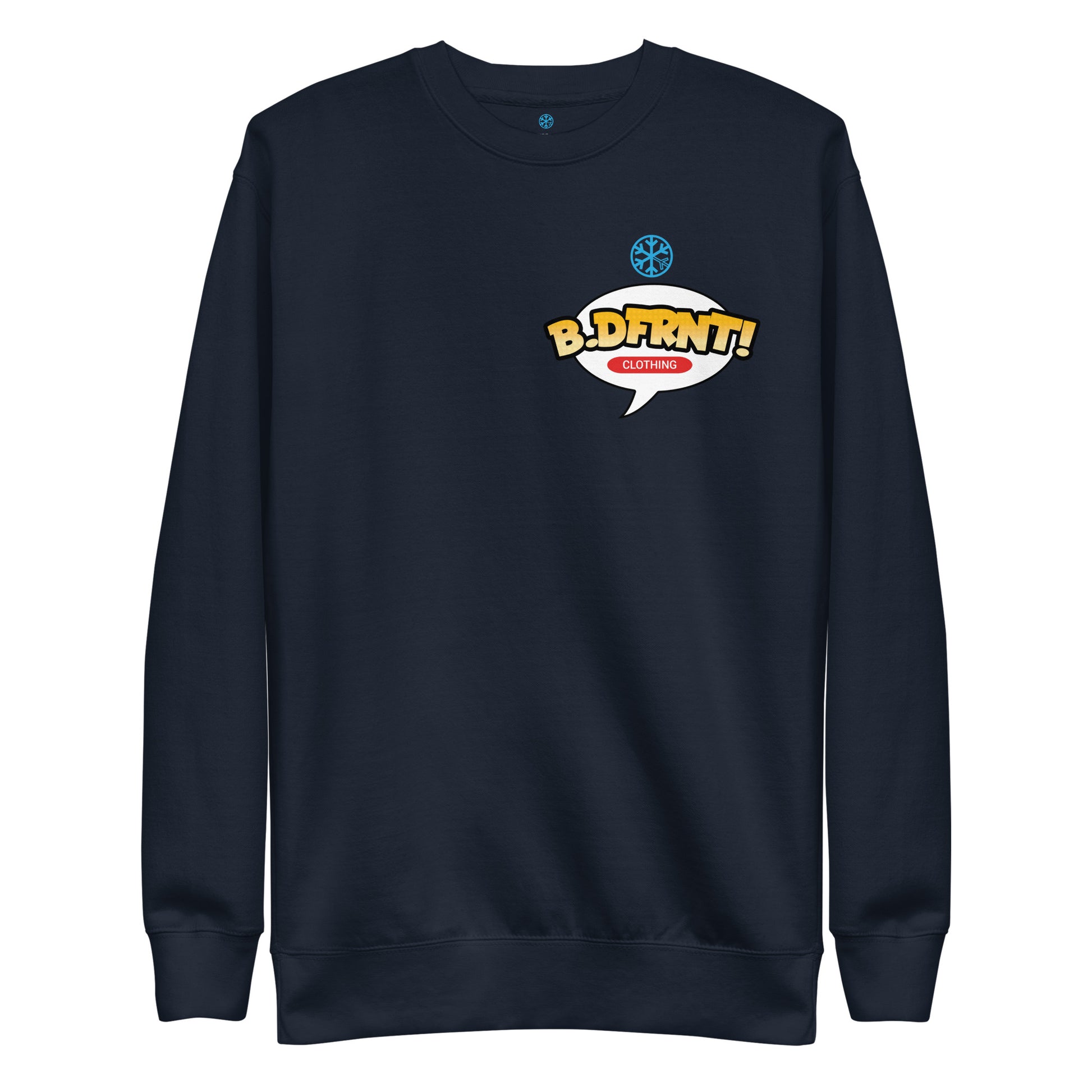 navy-graffiti-artist-vinyl-figure-sweatshirt-front-by-b.different-clothing-graffiti-inspired-independent-streetwear-brand