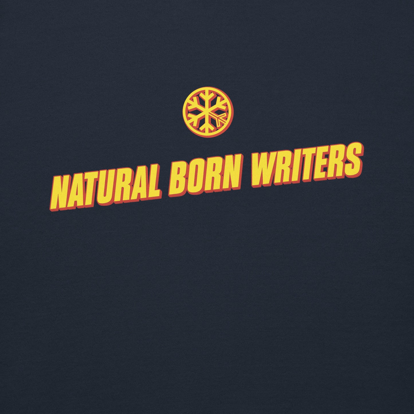 Navy-Natural Born Writers Graffiti Sweatshirt from B.Different Clothing, graphic, graffiti-inspired streetwear