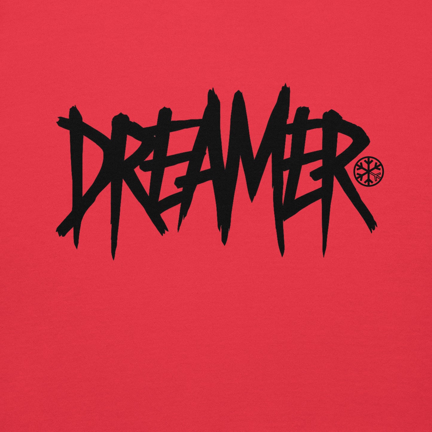Red-Dreamer Graffiti Tag Sweatshirt from B.Different Clothing, graphic, graffiti-inspired streetwear