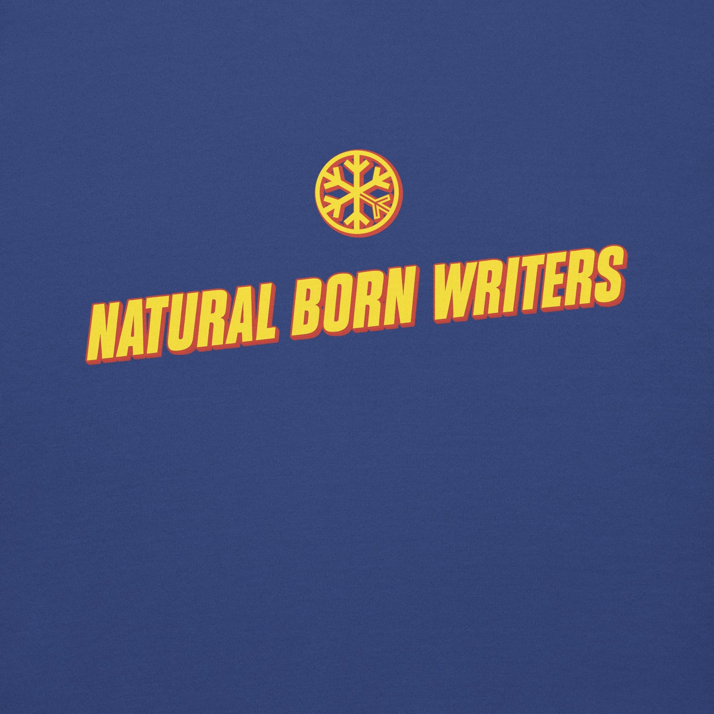 Blue-Natural Born Writers Graffiti Sweatshirt from B.Different Clothing, graphic, graffiti-inspired streetwear