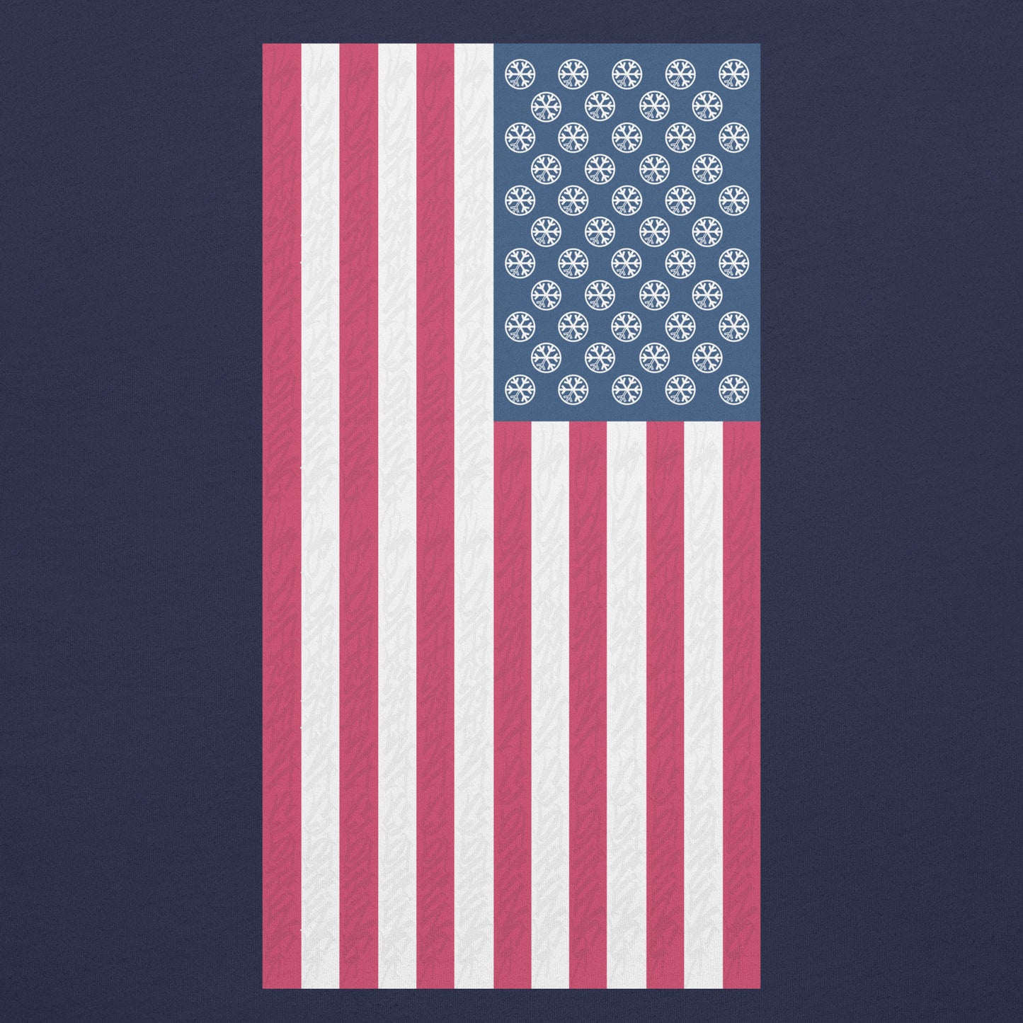 Navy-Flag Graffiti Sweatshirt from B.Different Clothing, graphic, graffiti-inspired streetwear, oversized heavyweight