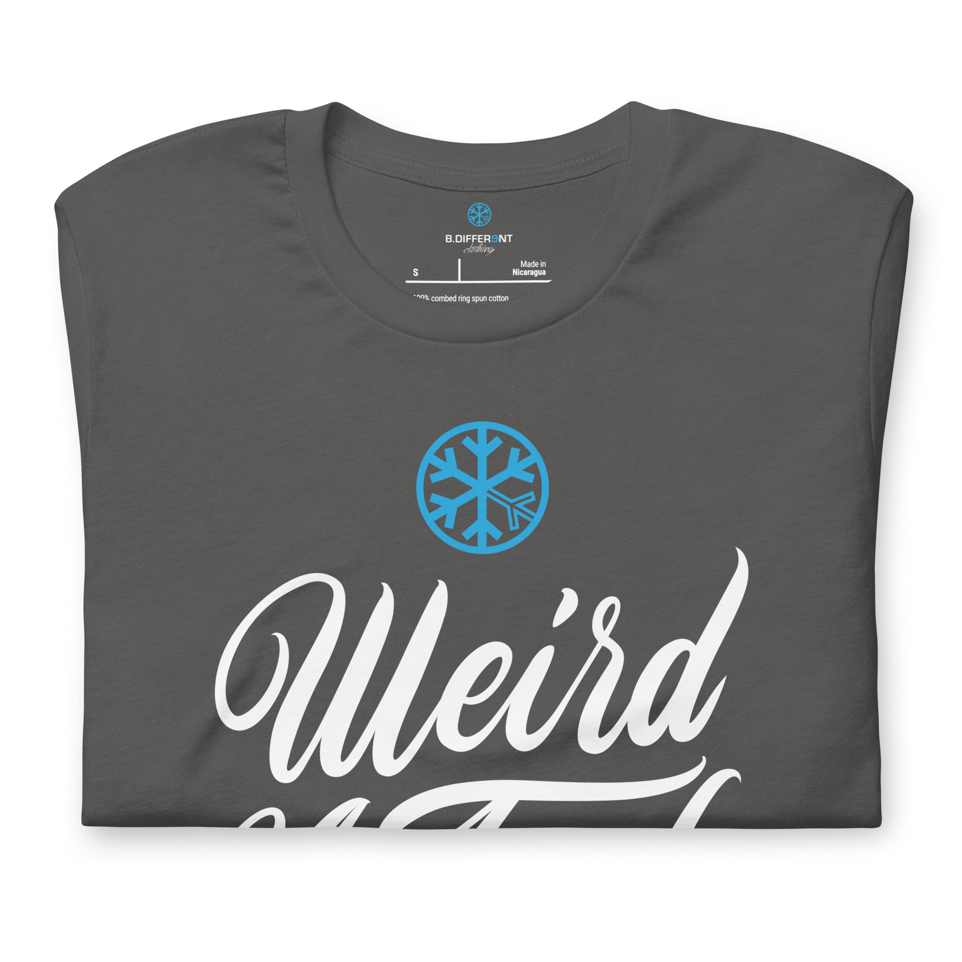 gray-weird-as-fuck-tee-front-by-b.different-clothing-graffiti-inspired-independent-streetwear-brand