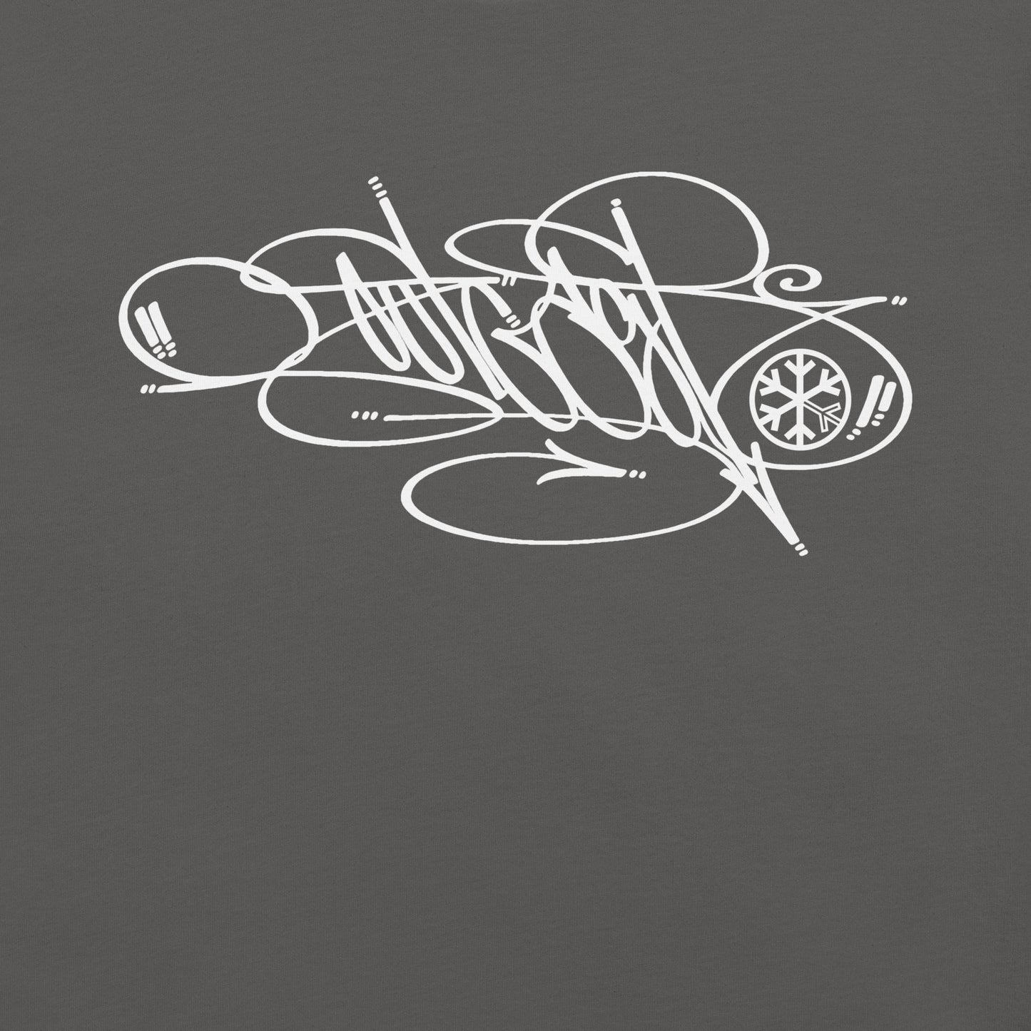 Gray-Outcast Tag Tee by Graffiti Dad from B.Different Clothing, graphic, graffiti-inspired streetwear t-shirt