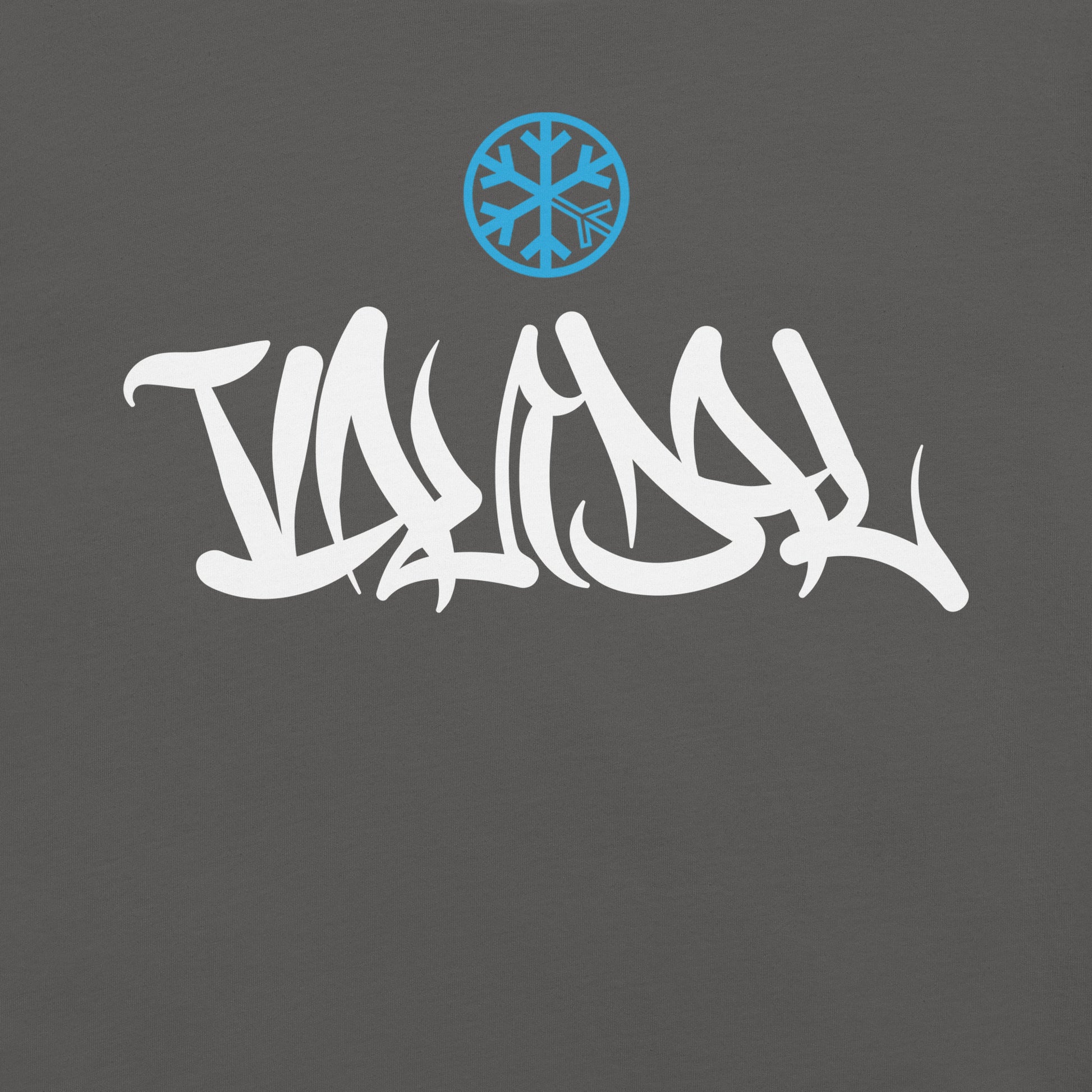 Gray-Vandal Graffiti Tag Tee from B.Different Clothing, graphic, graffiti-inspired streetwear t-shirt