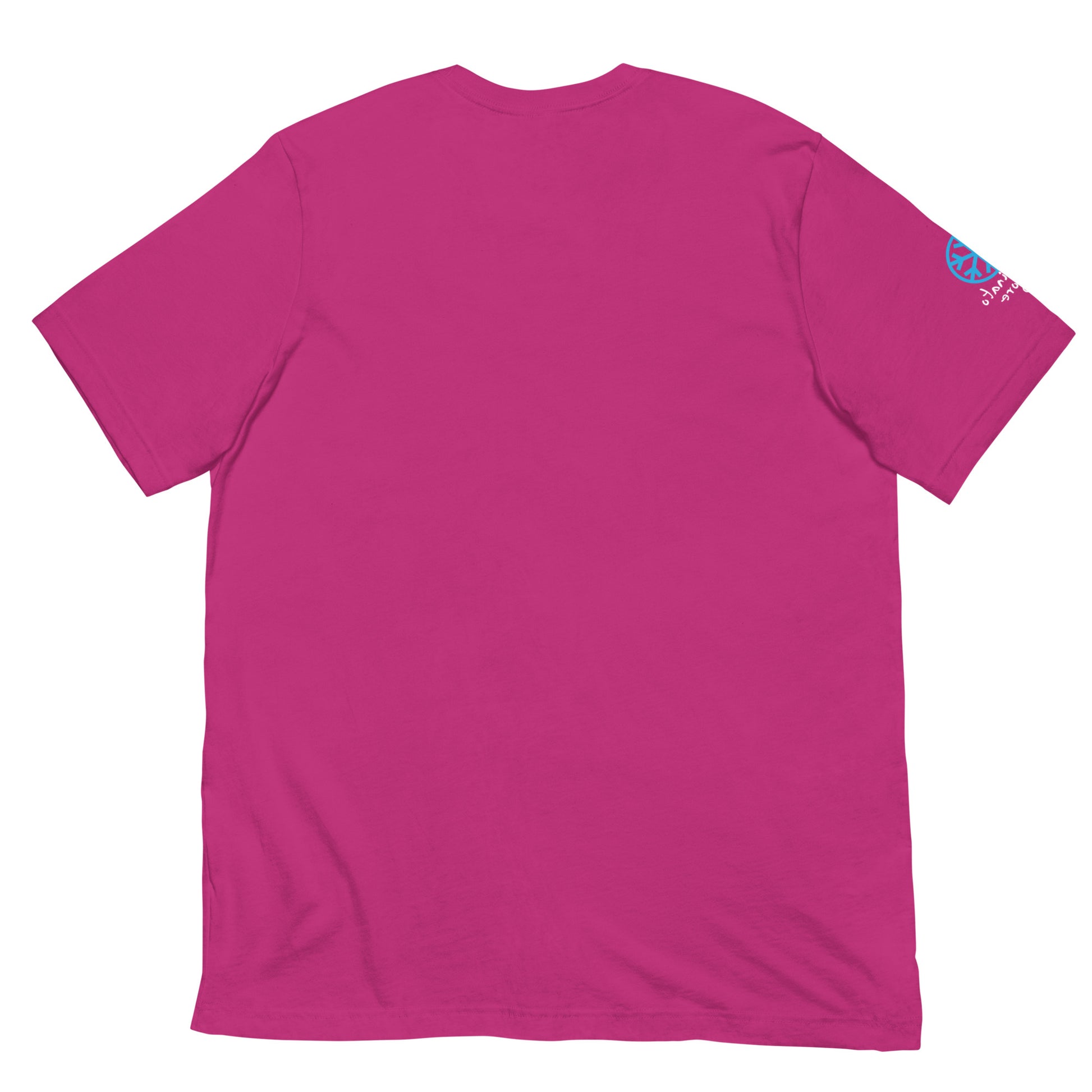 Berry-Leonardo da Vinci Tee from B.Different Clothing, back view, graffiti-inspired streetwear t-shirt
