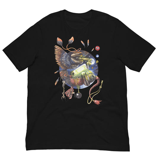 black-virtual-chains-tee-by-b.different-clothing-graffiti-inspired-independent-streetwear-brand