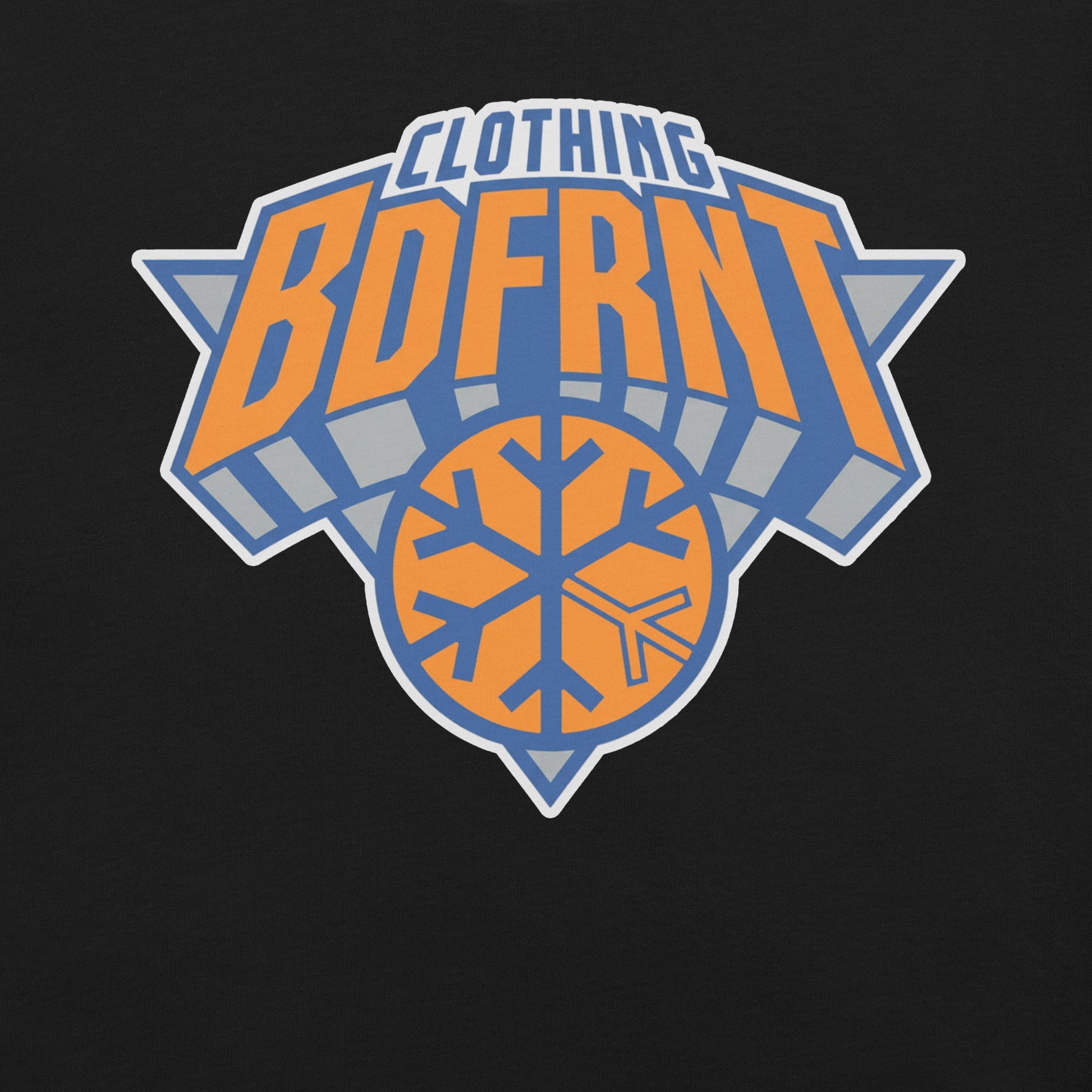 Black-BDFRNT Logo 2011 Tee from B.Different Clothing, graphic, graffiti-inspired streetwear t-shirt