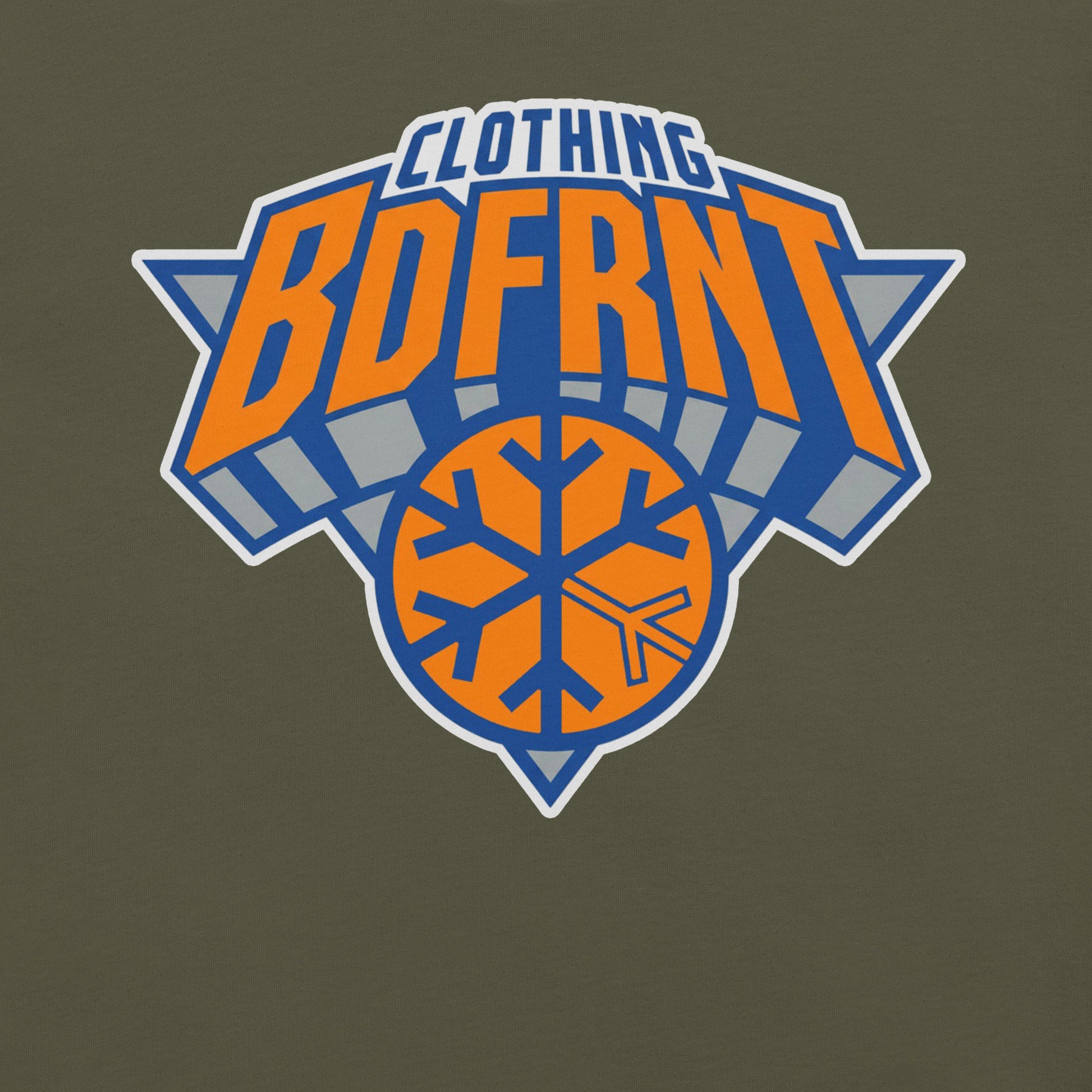 Green-BDFRNT Logo 2011 Tee from B.Different Clothing, graphic, graffiti-inspired streetwear t-shirt