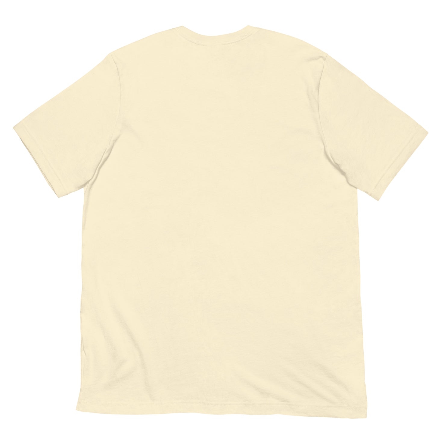 Beige-Mission Graffiti Piece Tee from B.Different Clothing, back view, graffiti-inspired streetwear t-shirt