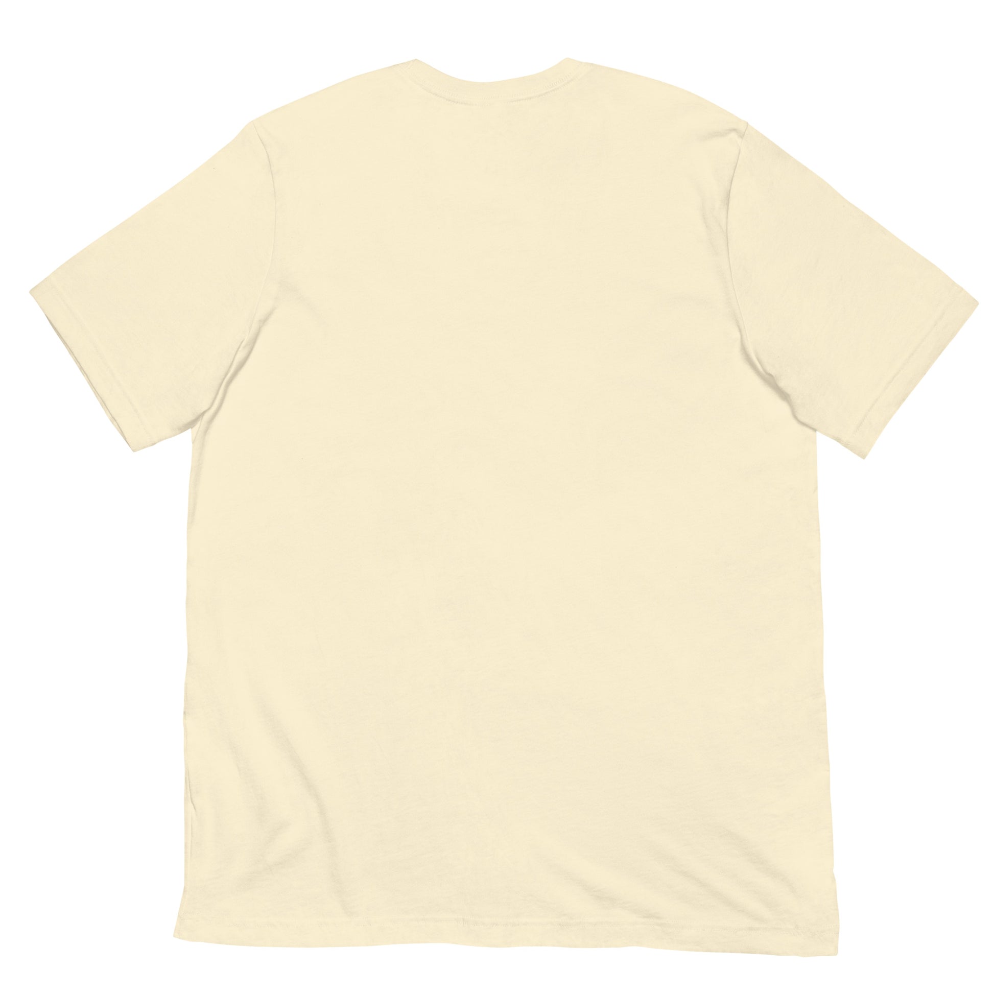 Beige-Fresh Graffiti Piece Tee from B.Different Clothing, back view, graffiti-inspired streetwear t-shirt