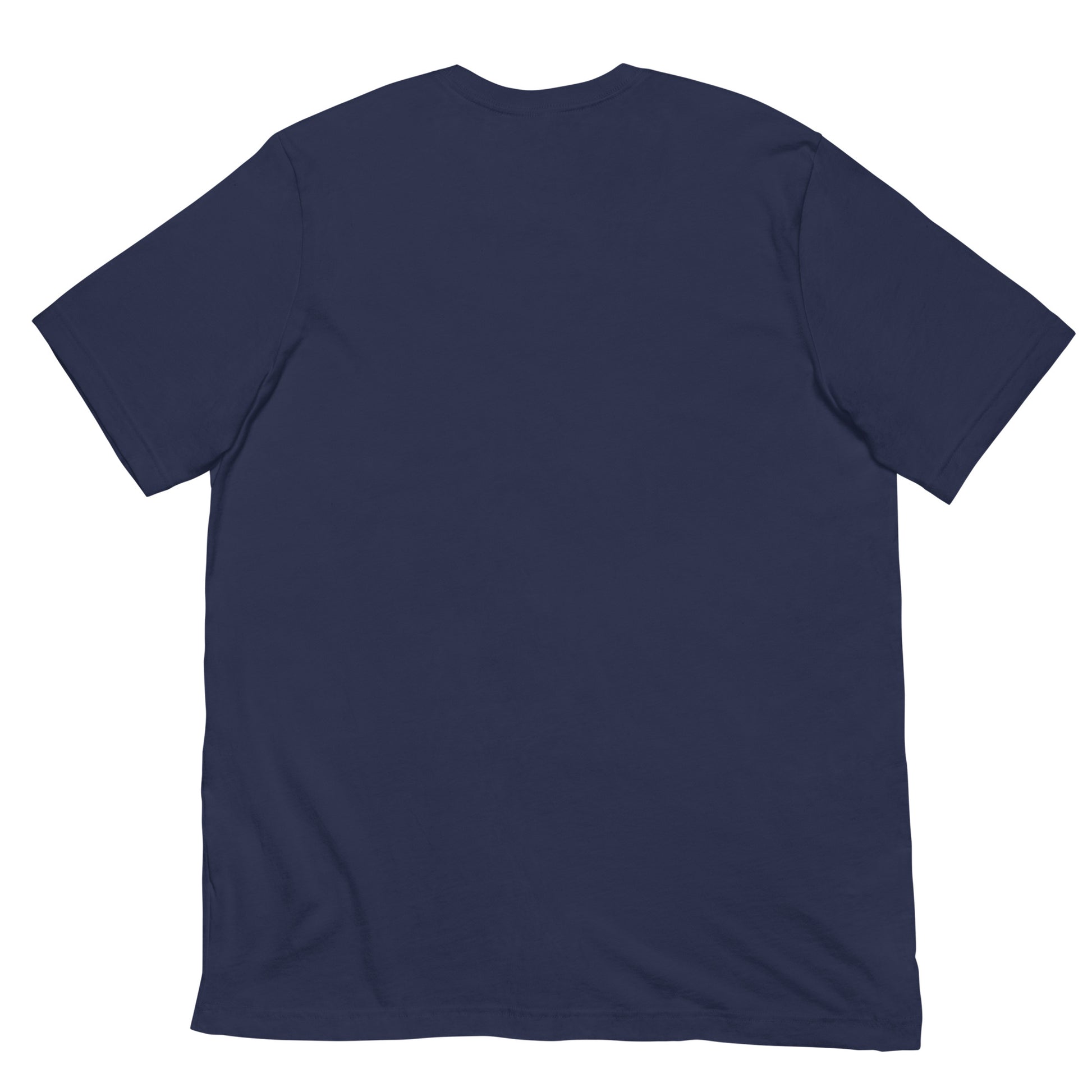 Navy-Vandal Graffiti Tag Tee from B.Different Clothing, back view, graffiti-inspired streetwear t-shirt