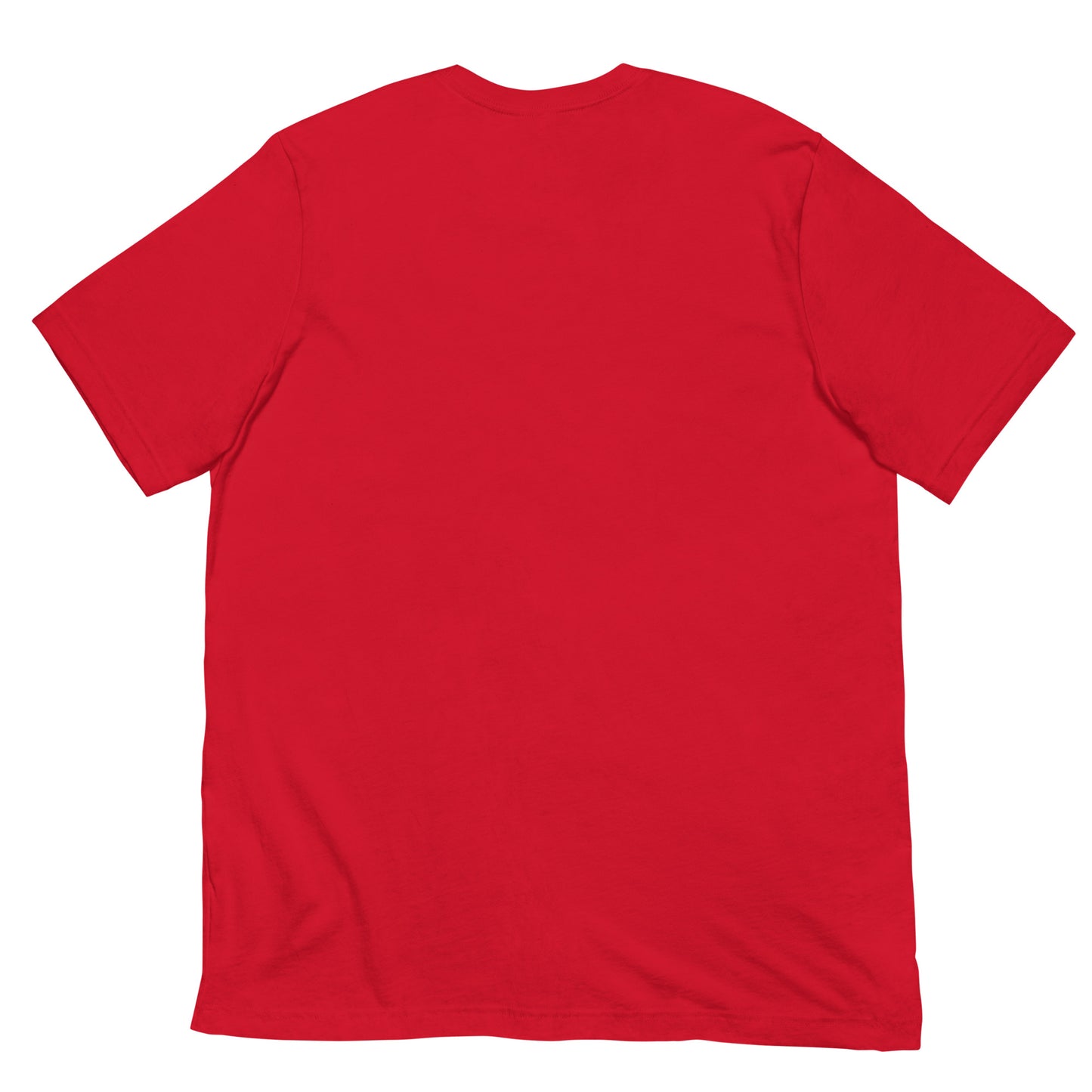 Red-Fuck The Vandal Squad Graffiti Tee from B.Different Clothing, back view, graffiti-inspired streetwear t-shirt