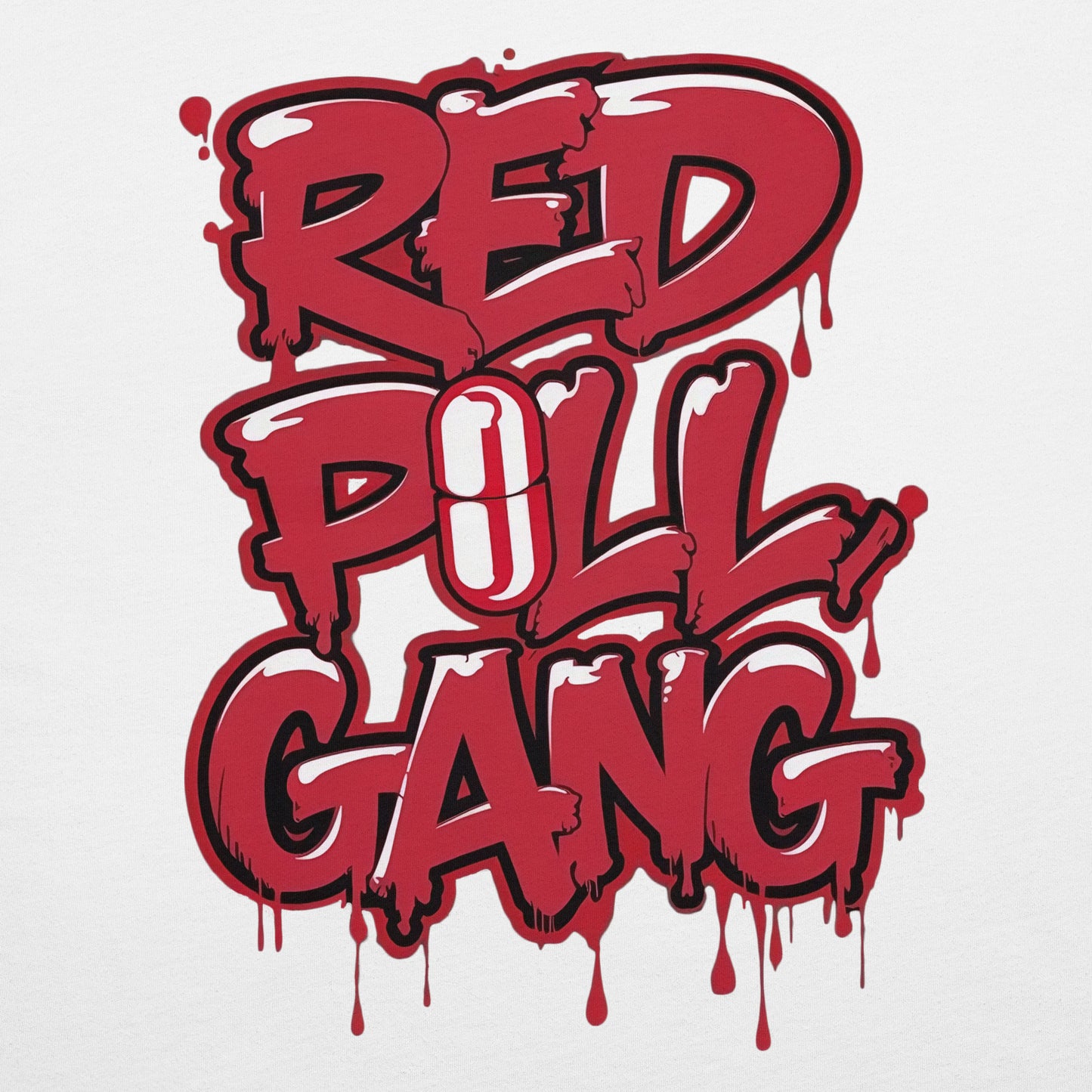 white-red-pill-gang-tee-back-by-b.different-clothing-graffiti-inspired-independent-streetwear-brand