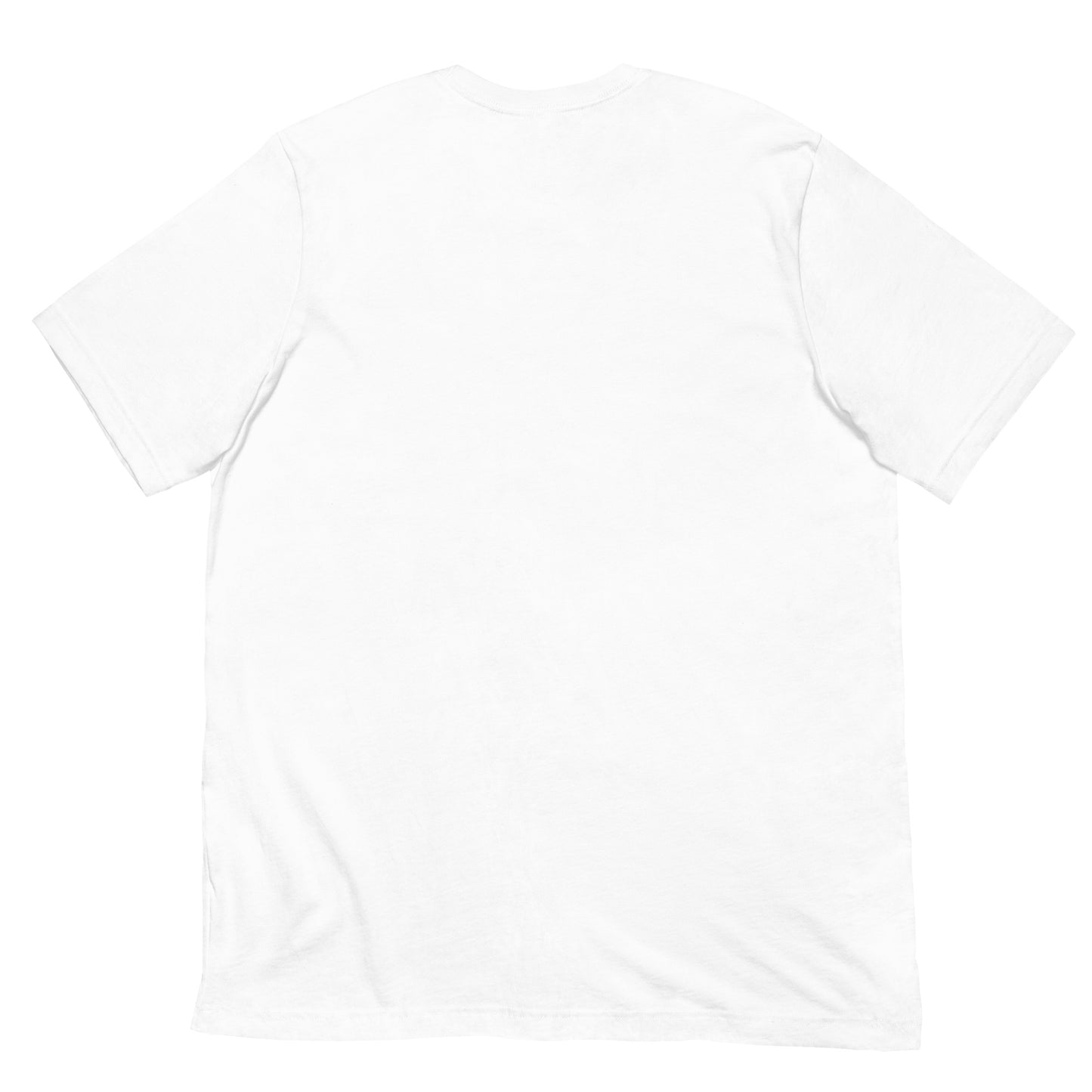 White-Support Your Local Graffiti Artists Tee from B.Different Clothing, back view, graffiti-inspired streetwear t-shirt