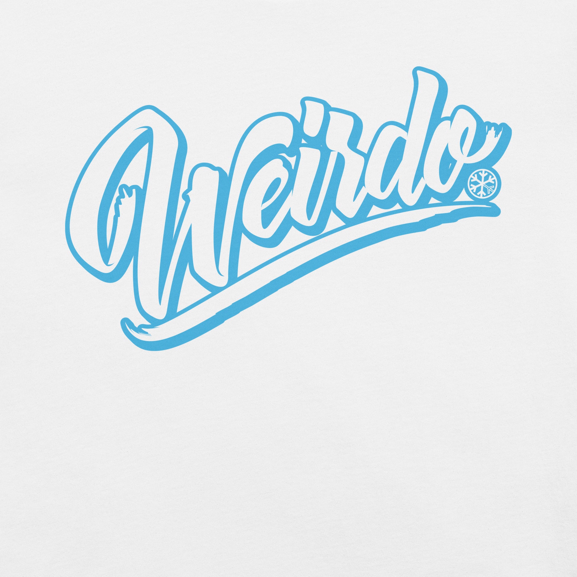 White-Weirdo Tee from B.Different Clothing, graphic, graffiti-inspired streetwear t-shirt
