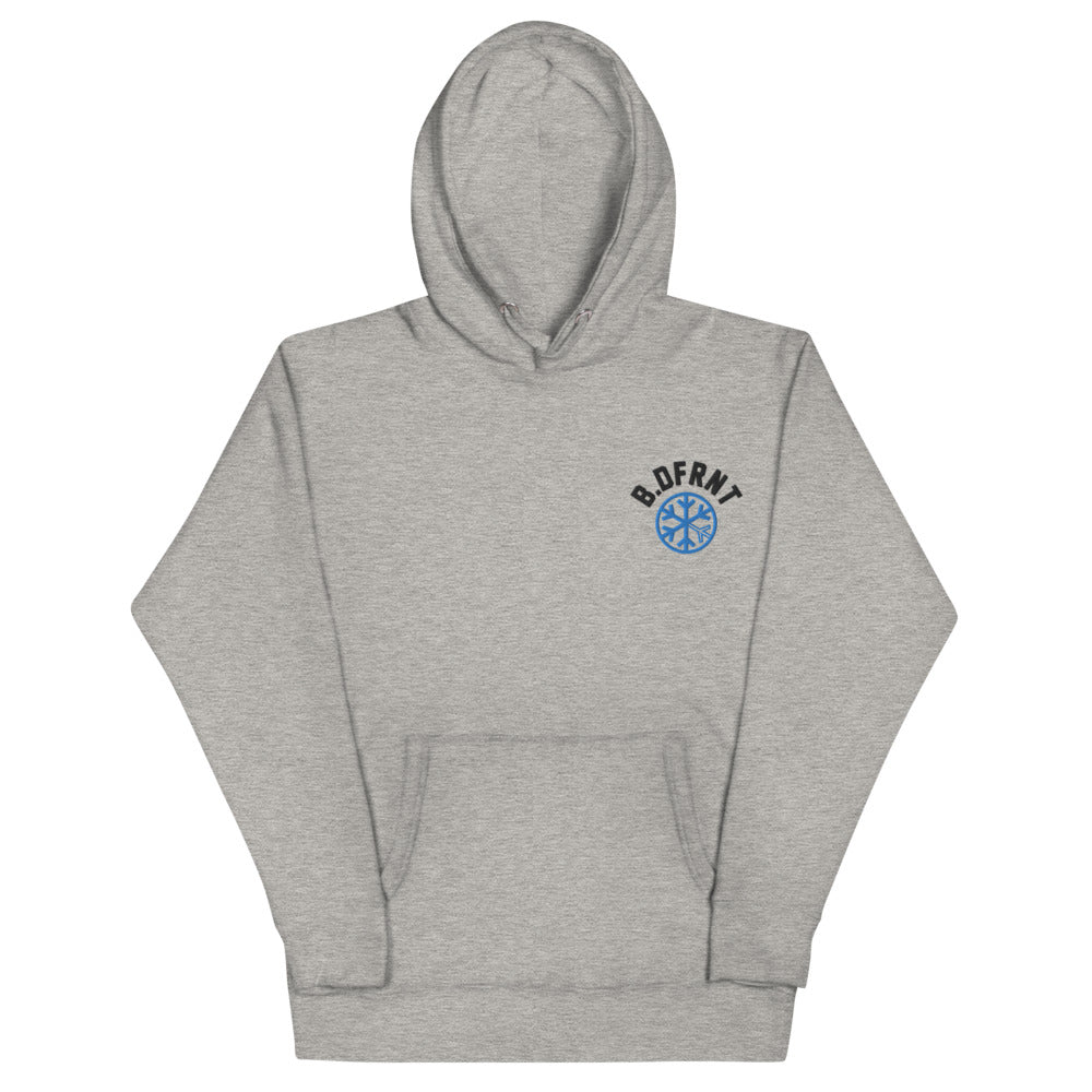 gray-bdfrnt-hoodie-front-by-b.different-clothing-graffiti-inspired-independent-streetwear-brand